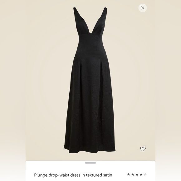 J. Crew Dresses & Skirts - J. Crew Black Satin Maxi Dress